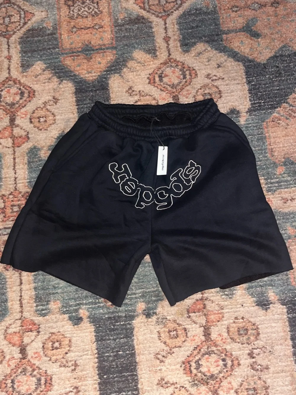 Black Sp5der Shorts